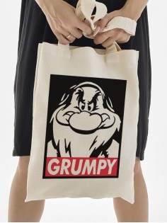 Сумки шопперы с принтом Аниме Sharp&Shop Эко сумка шоппер аниме бежевый с принтом без молнии