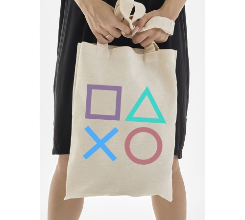 Сумки шопперы с принтом Аниме Sharp&Shop Эко сумка шоппер аниме бежевый с принтом без молнии