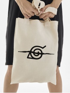 Сумки шопперы с принтом Аниме Sharp&Shop Эко сумка шоппер аниме бежевый с принтом без молнии