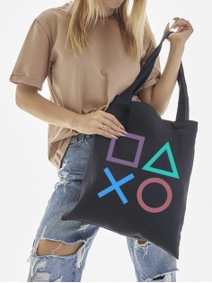 Сумки шопперы с принтом Аниме Sharp&Shop Эко сумка шоппер аниме черный с принтом без молнии