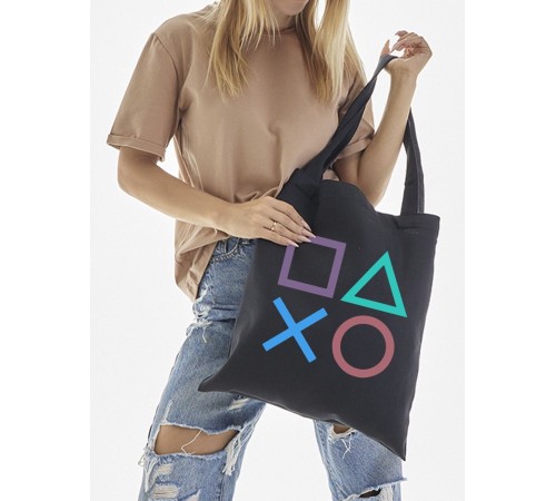 Сумки шопперы с принтом Аниме Sharp&Shop Эко сумка шоппер аниме черный с принтом без молнии