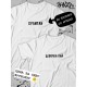 Парные футболки Sharp&Shop Парные футболки для влюбленных и подруг с надписями оверсайз