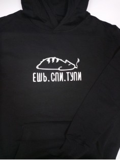 Толстовки оверсайз с принтом с приколом Sharp&Shop Худи с принтом мемом котом надписями толстовка оверсайз