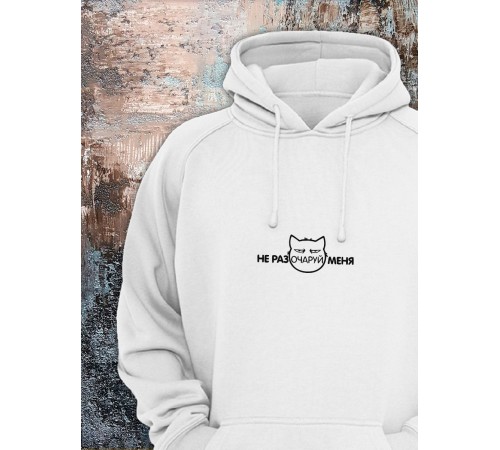 Толстовки оверсайз с принтом с приколом Sharp&Shop Худи с принтом мемом котом надписями толстовка оверсайз