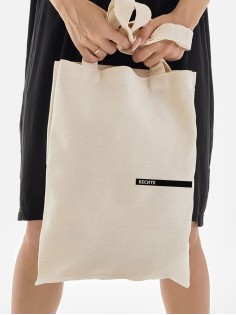 Сумка, шоппер с принтом и приколом Sharp&Shop Эко сумка шоппер с принтом мемом надписями котом без молнии