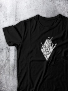 Футболка оверсайз с принтом с приколом Sharp&Shop Футболка с принтом надписью аниме оверсайз унисекс хлопок