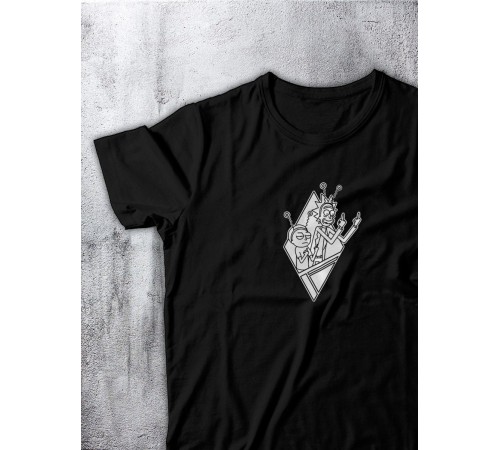 Футболка оверсайз с принтом с приколом Sharp&Shop Футболка с принтом надписью аниме оверсайз унисекс хлопок