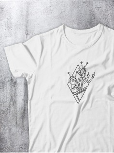 Футболка оверсайз с принтом с приколом Sharp&Shop Футболка с принтом надписью аниме оверсайз унисекс хлопок