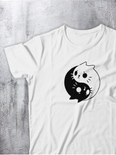 Футболка оверсайз с принтом с приколом Sharp&Shop Футболка с принтом надписью аниме оверсайз унисекс хлопок