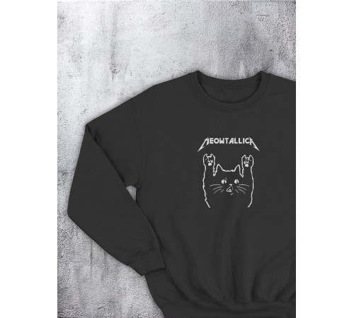 Свитшот оверсайз с принтом с приколом Sharp&Shop Свитшот с принтом надписью кофта толстовка оверсайз унисекс