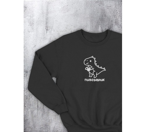 Свитшот оверсайз с принтом с приколом Sharp&Shop Свитшот с принтом надписью кофта толстовка оверсайз унисекс