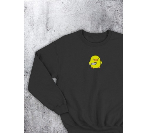 Свитшот оверсайз с принтом с приколом Sharp&Shop Свитшот с принтом надписью кофта толстовка оверсайз унисекс