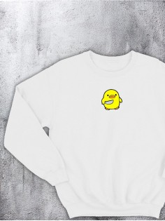 Свитшот оверсайз с принтом с приколом Sharp&Shop Свитшот с принтом надписью кофта толстовка оверсайз унисекс