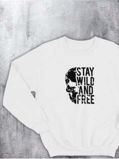 Свитшот оверсайз с принтом с приколом Sharp&Shop Свитшот с принтом надписью кофта толстовка оверсайз унисекс