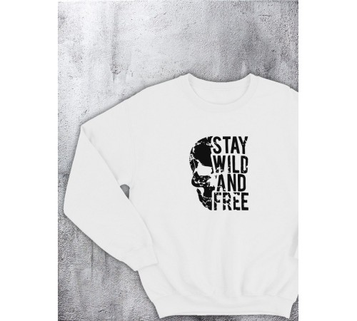 Свитшот оверсайз с принтом с приколом Sharp&Shop Свитшот с принтом надписью кофта толстовка оверсайз унисекс