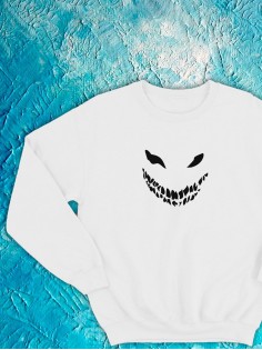 Свитшот оверсайз с принтом с приколом Sharp&Shop Свитшот с принтом надписью кофта толстовка оверсайз унисекс