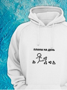 Толстовки оверсайз с принтом с приколом Sharp&Shop Худи оверсайз с принтом надписью мем толстовка аниме унисекс