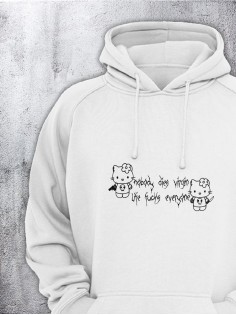 Толстовки оверсайз с принтом с приколом Sharp&Shop Худи оверсайз с принтом надписью мем толстовка аниме унисекс