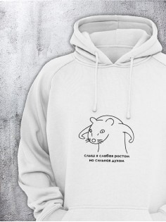 Толстовки оверсайз с принтом с приколом Sharp&Shop Худи оверсайз с принтом надписью мем толстовка аниме унисекс