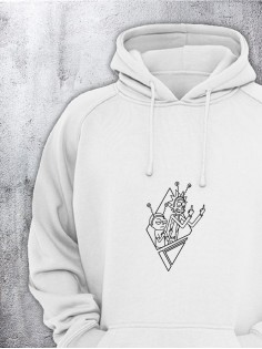 Толстовки оверсайз с принтом с приколом Sharp&Shop Худи оверсайз с принтом надписью мем толстовка аниме унисекс