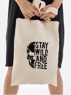 Сумка, шоппер с принтом и приколом Sharp&Shop Сумка шоппер с принтом надписью аниме без молнии на плечо