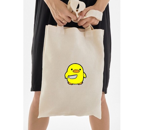 Сумка, шоппер с принтом и приколом Sharp&Shop Сумка шоппер с принтом надписью аниме без молнии на плечо