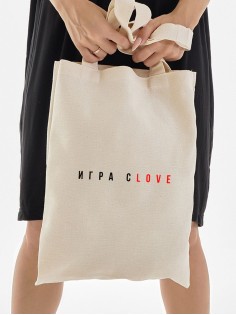 Сумка, шоппер с принтом и приколом Sharp&Shop Сумка шоппер с принтом надписью аниме без молнии на плечо