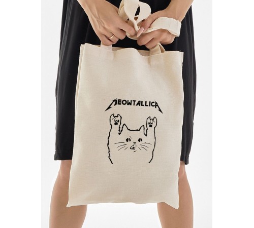 Сумка, шоппер с принтом и приколом Sharp&Shop Сумка шоппер с принтом надписью аниме без молнии на плечо