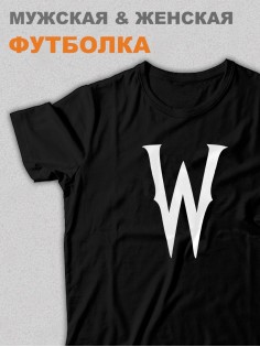 Футболка Уэнсдей Аддамс Wednesday от Sharp&Shop Футболка Уэнсдей Wednesday Венсдей семейка аддамс adams