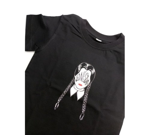 Футболка Уэнсдей Аддамс Wednesday от Sharp&Shop Футболка Уэнсдей Wednesday Венсдей семейка аддамс adams