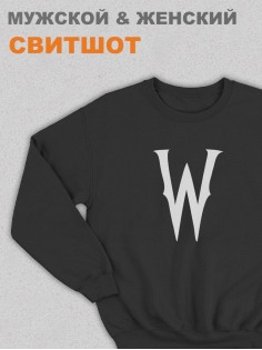 Свитшот Уэнсдей Аддамс Wednesday от Sharp&Shop Свитшот Уэнсдей Wednesday Венсдей семейка аддамс wensday