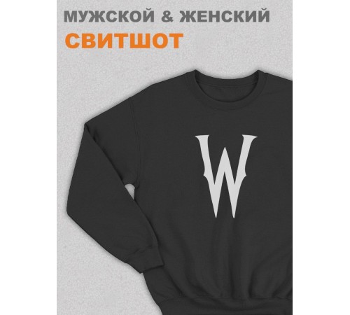 Свитшот Уэнсдей Аддамс Wednesday от Sharp&Shop Свитшот Уэнсдей Wednesday Венсдей семейка аддамс wensday