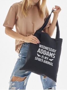 Шопперы Уэнсдей Аддамс Wednesday от Sharp&Shop Шоппер Уэнсдей Wednesday Венсдей семейка аддамс wensday