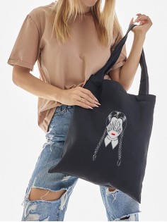 Шопперы Уэнсдей Аддамс Wednesday от Sharp&Shop Шоппер Уэнсдей Wednesday Венсдей семейка аддамс wensday