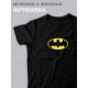 Футболка оверсайз с принтом с приколом Sharp&Shop Черная футболка оверсайз с принтом Бэтмен Batman бетмен