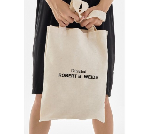 Сумка, шоппер с принтом и приколом Sharp&Shop Сумка шоппер бежевый принт мем Directed by Robert B. Weide