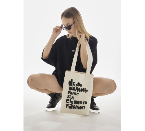 Sharp& Сумка шоппер бежевый Аниме женская