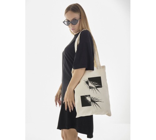 "Толстовки, свитшоты и худи Sharp&Shop" Сумка шоппер бежевый Аниме женская