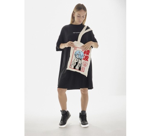 "Толстовки, свитшоты и худи Sharp&Shop" Сумка шоппер бежевый Аниме женская