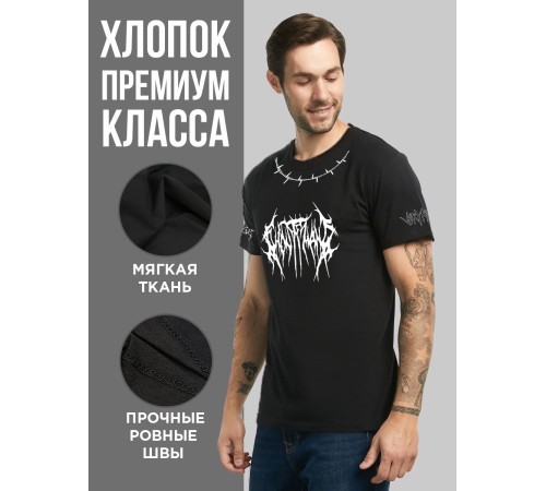 "Толстовки, свитшоты и худи Sharp&Shop" Футболка Аниме мужская женская чёрная