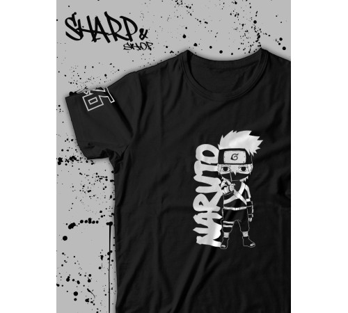 "Толстовки, свитшоты и худи Sharp&Shop" Футболка Аниме мужская женская чёрная
