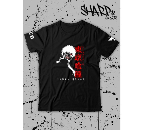 "Толстовки, свитшоты и худи Sharp&Shop" Футболка Аниме мужская женская чёрная