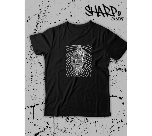 "Толстовки, свитшоты и худи Sharp&Shop" Футболка Аниме мужская женская чёрная