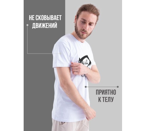 "Толстовки, свитшоты и худи Sharp&Shop" Футболка Аниме мужская женская белая