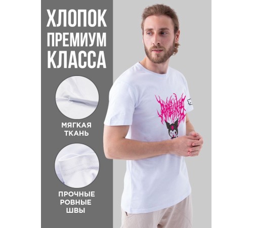 "Толстовки, свитшоты и худи Sharp&Shop" Футболка Аниме мужская женская белая