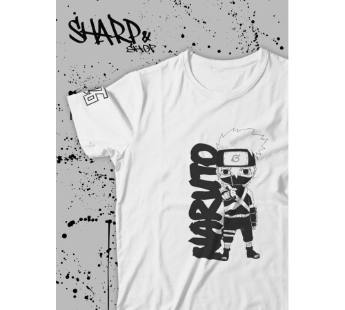 "Толстовки, свитшоты и худи Sharp&Shop" Футболка Аниме мужская женская белая