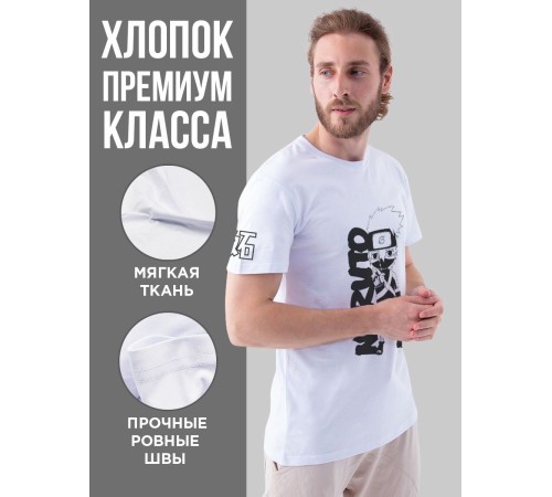 "Толстовки, свитшоты и худи Sharp&Shop" Футболка Аниме мужская женская белая