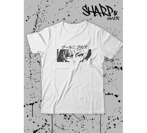"Толстовки, свитшоты и худи Sharp&Shop" Футболка Аниме мужская женская белая