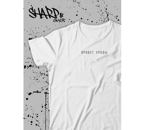 "Толстовки, свитшоты и худи Sharp&Shop" Футболка Аниме мужская женская белая