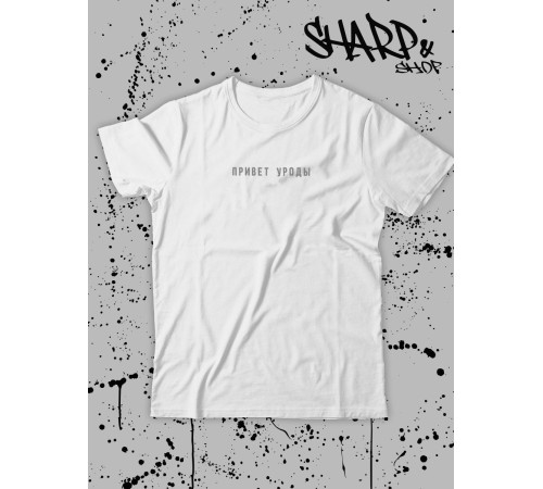 "Толстовки, свитшоты и худи Sharp&Shop" Футболка Аниме мужская женская белая